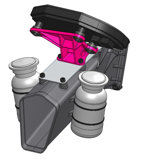 Diseño 1 soporte display.