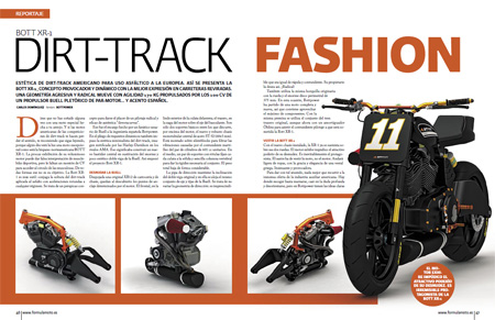 La Bott XR-1 en la revista Formula Moto.