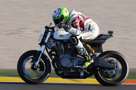 Anthony West riding the BOTT XR1.