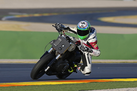 Anthony West riding the BOTT XR1.