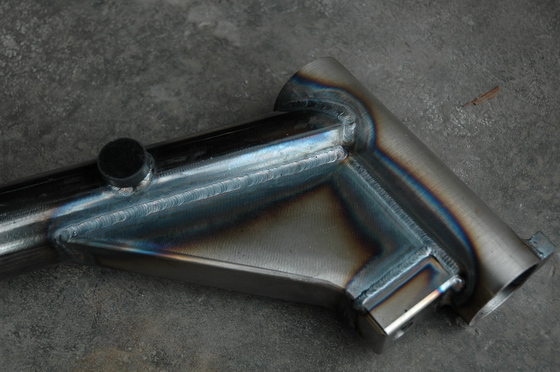 Chasis de BOTT XR1, detalle de la soldadura