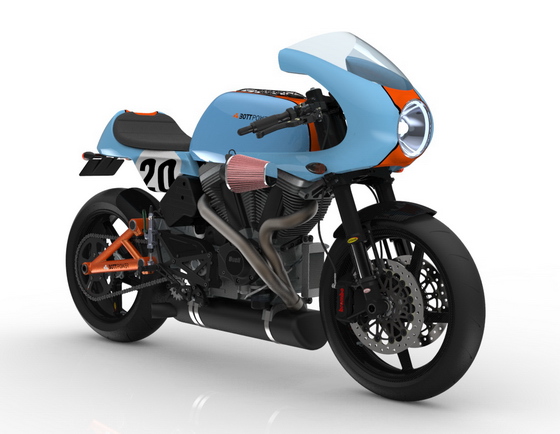 Bottpower cafe racer with fairing