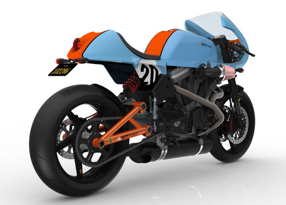 Bottpower cafe racer with fairing