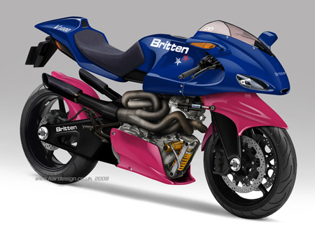  work after seeing one of his creations a street legal Britten V1000