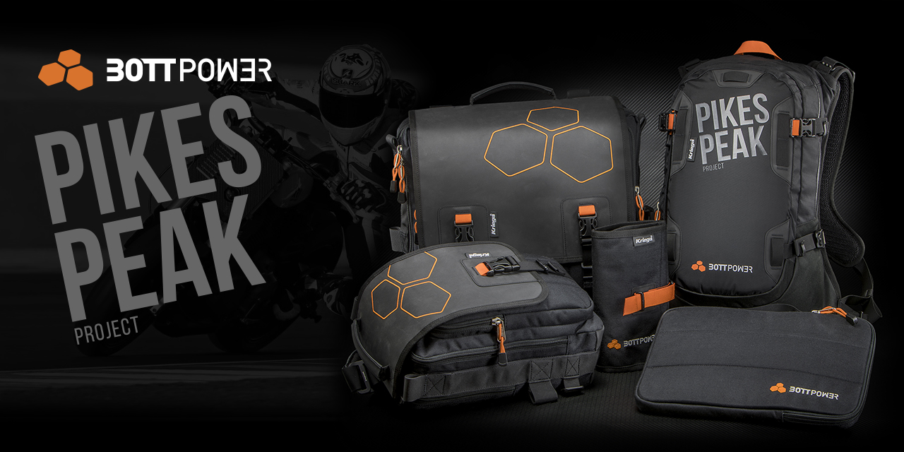 Kriega backpacks with Bottpower image.