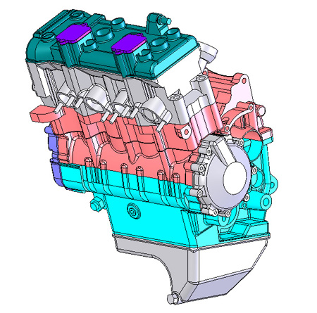 zx6 2009 engine