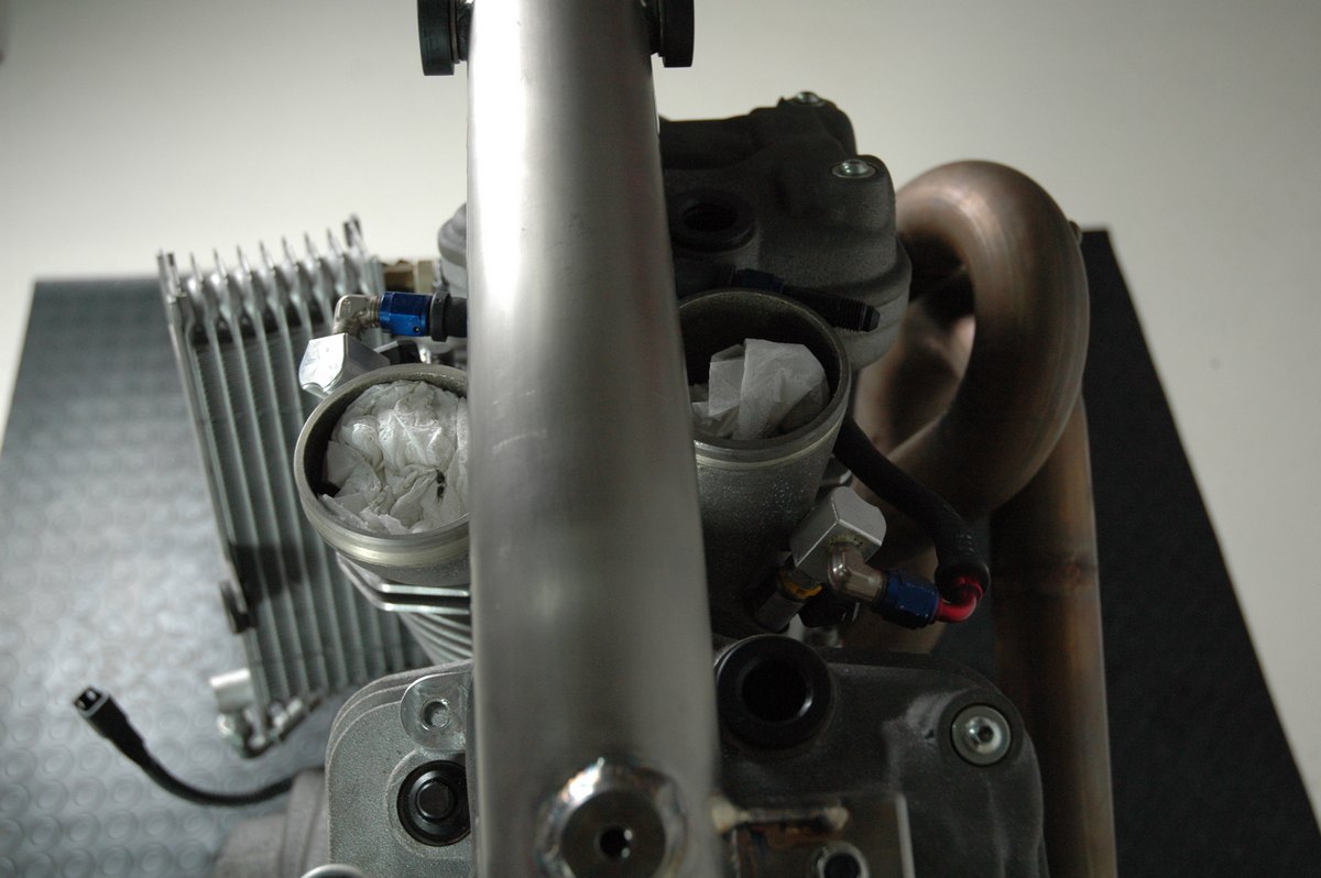 Buell XBRR engine with Bottpower frame