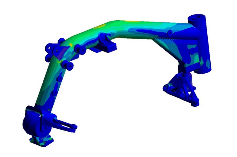 BOTT XR1 frame finite element analysis