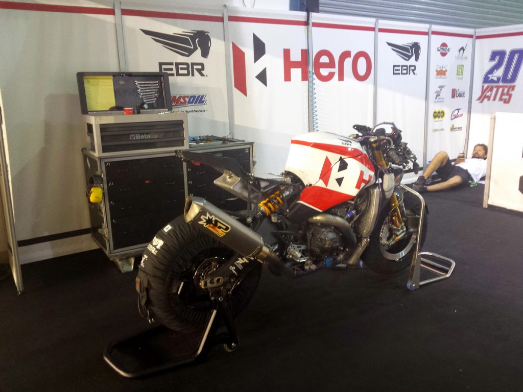 Hero EBR superbike