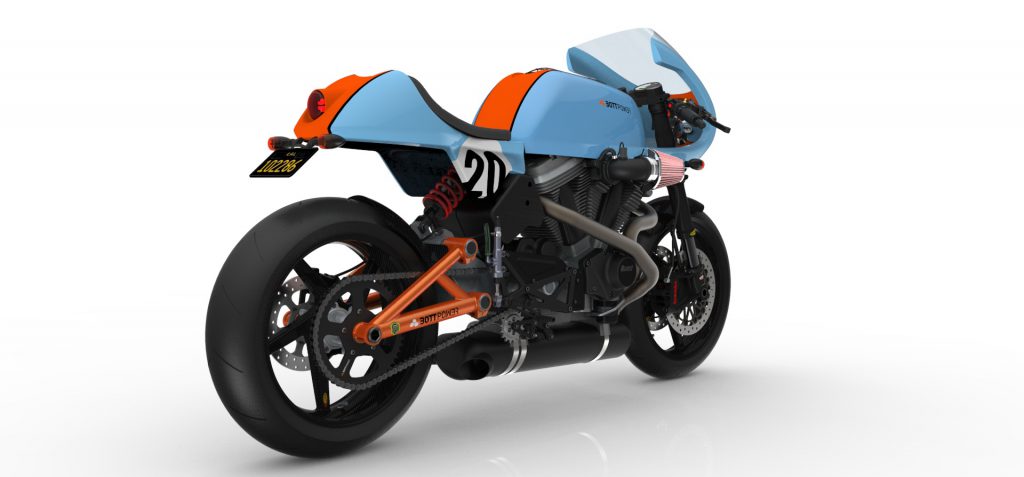 Bottpower cafe racer with fairing