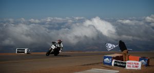 BOTT XR1R in Pikes Peak finish line